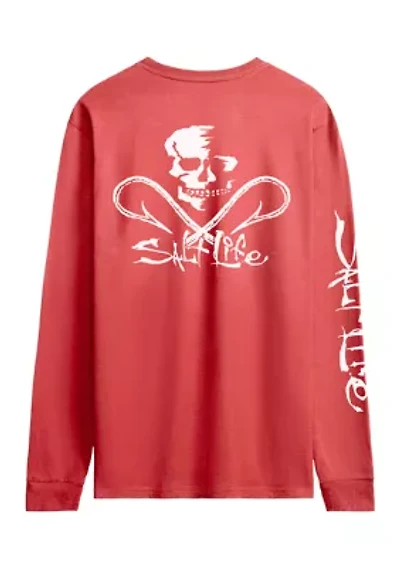 Men’s Skull and Hook 30’s Long Sleeve T-Shirt