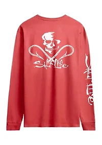 Men’s Skull and Hook 30’s Long Sleeve T-Shirt