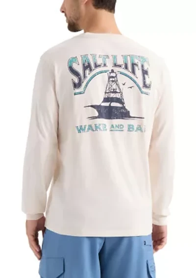 Men's Wake and Bait Boating Long Sleeve T-Shirt