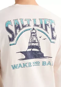 Men's Wake and Bait Boating Long Sleeve T-Shirt