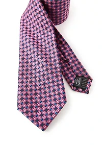 Medallion Print Tie