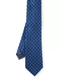 Medallion Print Tie