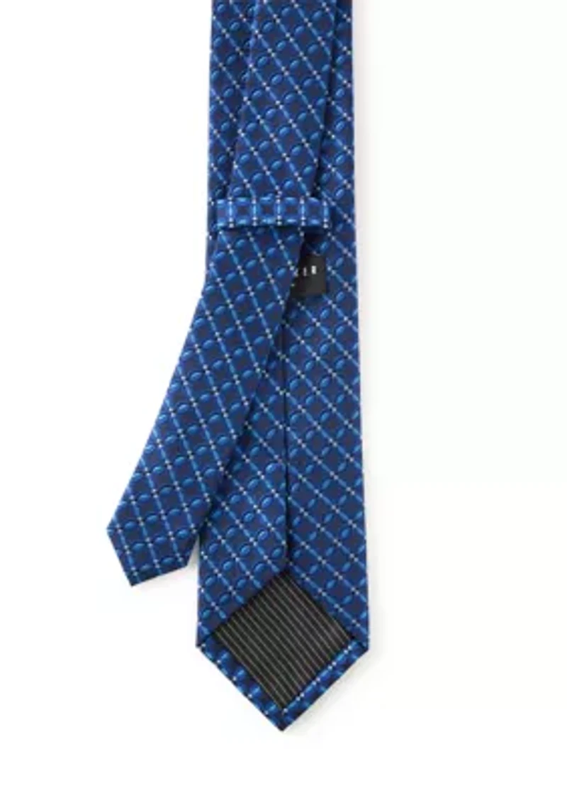 Medallion Print Tie
