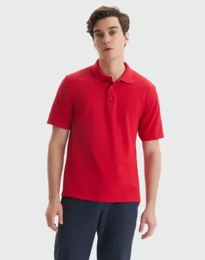 Hanes Men's Pique Polo Shirt (Big & Tall Sizes Available)