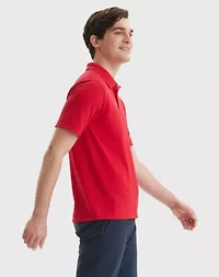 Hanes Men's Pique Polo Shirt (Big & Tall Sizes Available)