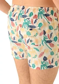Microfiber Woven Tropical Swim Trunks