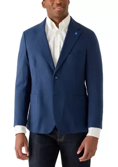 Men's Single Breasted Fully Lined Woven Jacket