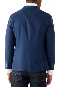 Men's Single Breasted Fully Lined Woven Jacket