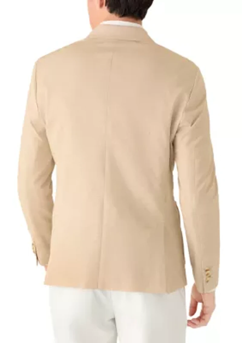 Men's Notch Collar Knit Jacket