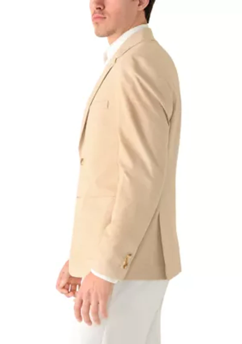 Men's Notch Collar Knit Jacket