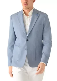 Men's Notch Collar Woven Jacket