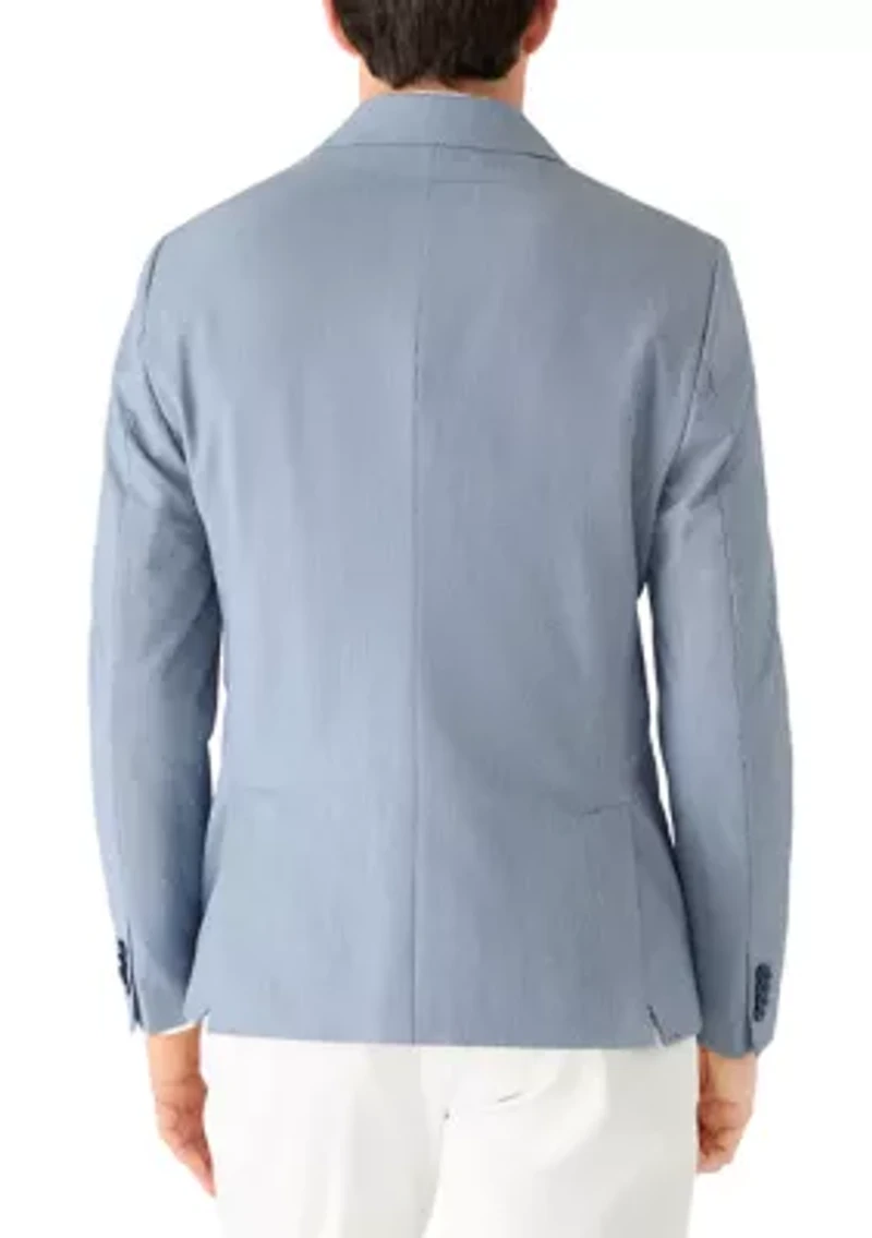 Men's Notch Collar Woven Jacket