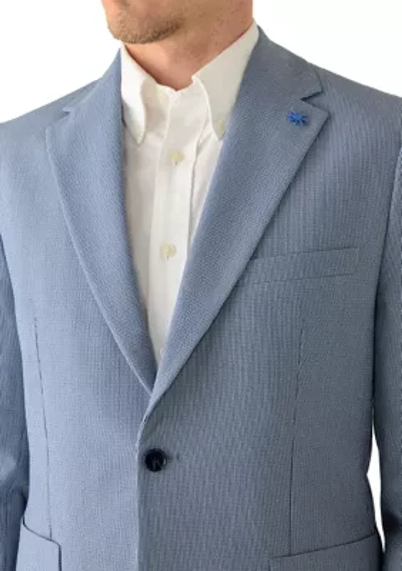 Men's Notch Collar Woven Jacket