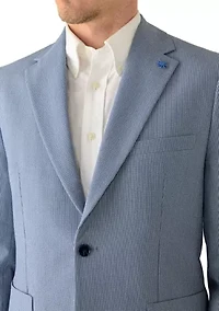 Men's Notch Collar Woven Jacket