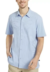 Men's Vacation Knit Button Down Shirt
