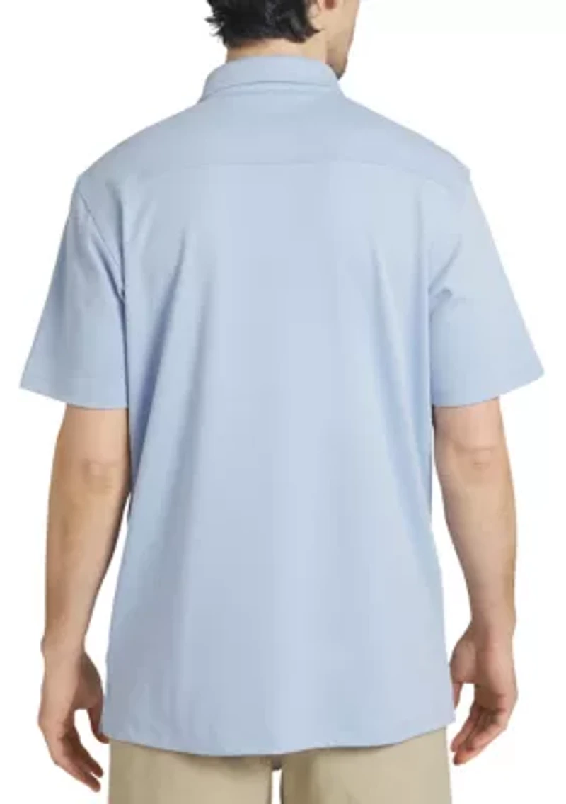 Men's Vacation Knit Button Down Shirt