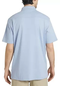 Men's Vacation Knit Button Down Shirt
