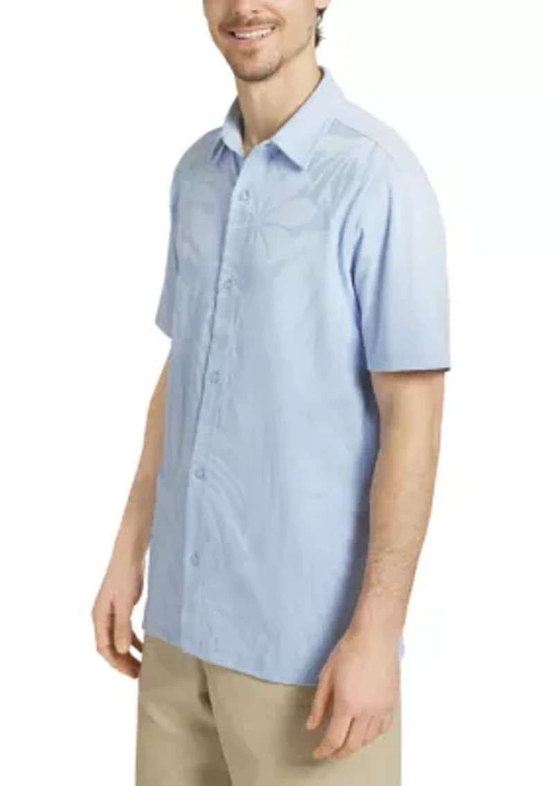 Men's Vacation Knit Button Down Shirt