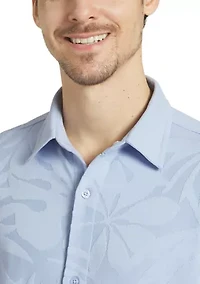Men's Vacation Knit Button Down Shirt