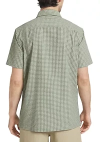 Men's Short Sleeve Seersucker Shirt