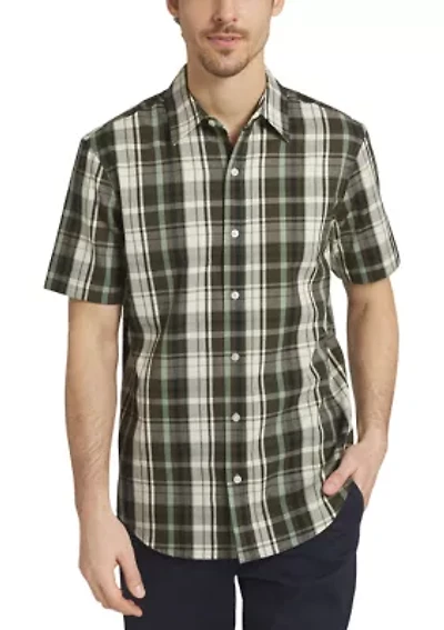 Men's Short Sleeve Legacy Plaid Shirt