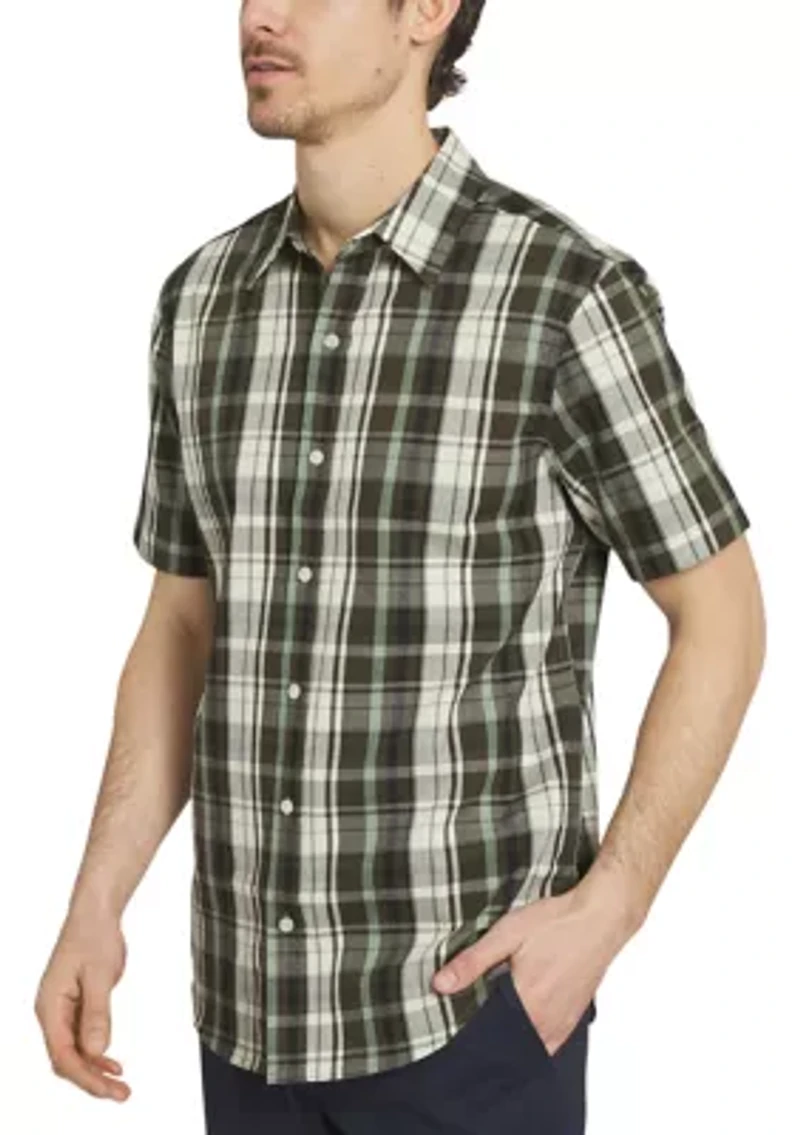 Men's Short Sleeve Legacy Plaid Shirt