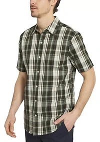 Men's Short Sleeve Legacy Plaid Shirt