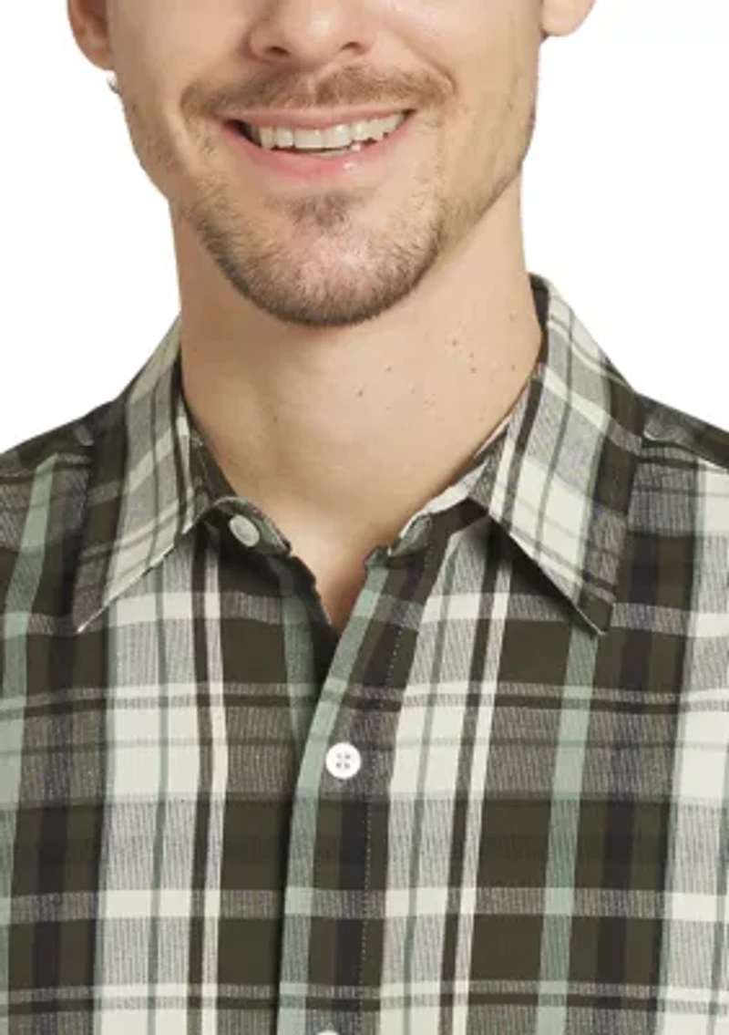 Men's Short Sleeve Legacy Plaid Shirt