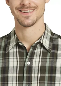 Men's Short Sleeve Legacy Plaid Shirt