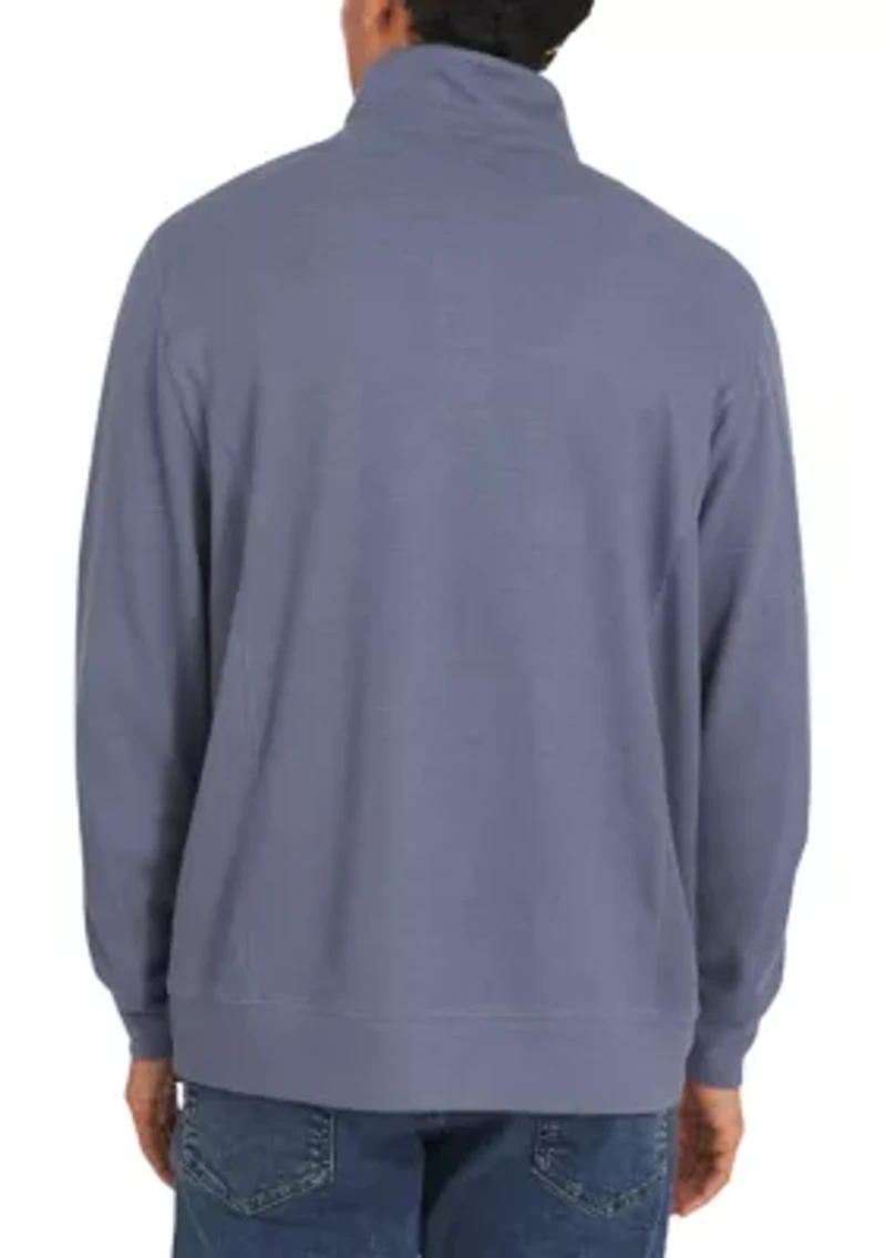 Logan Slub 1/4 Zip Pullover