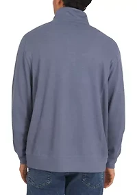 Logan Slub 1/4 Zip Pullover
