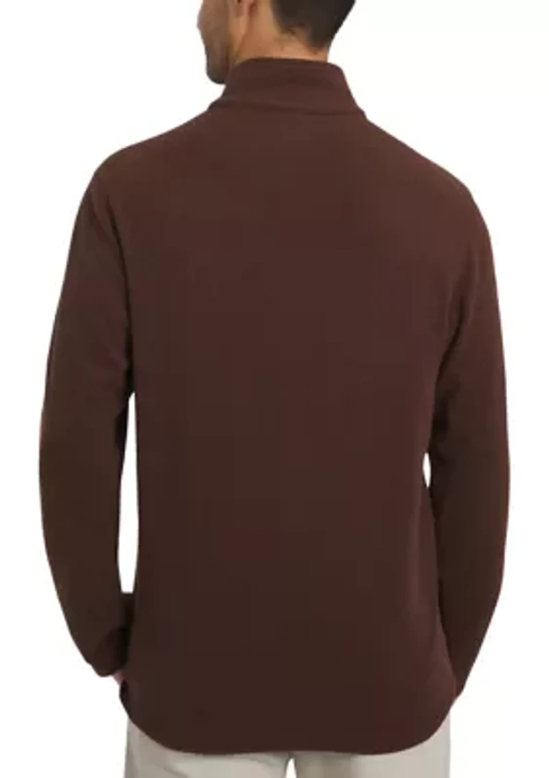 Men's Brushed Pique 1/4 Zip Pullover