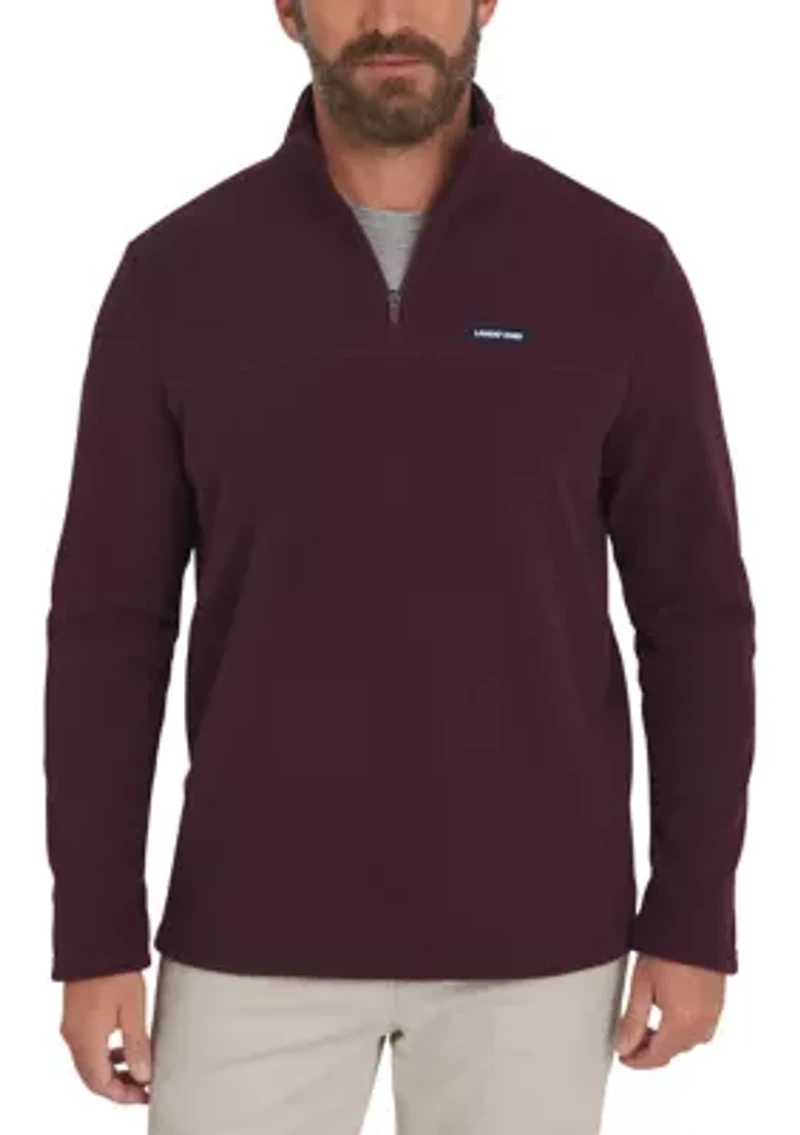 Men's Micro Polar Fleece 1/4 Zip Sweatshirt