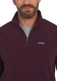 Men's Micro Polar Fleece 1/4 Zip Sweatshirt