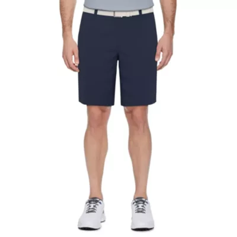 Big and Tall Flat Front With Active Waistband Golf Shorts