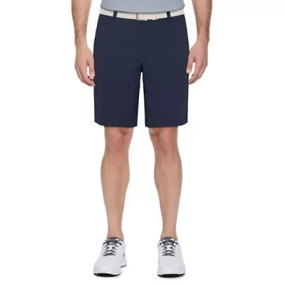 Big and Tall Flat Front With Active Waistband Golf Shorts