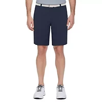 Big and Tall Flat Front With Active Waistband Golf Shorts