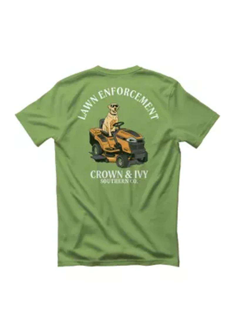 Lawn Enforcement Graphic T-Shirt