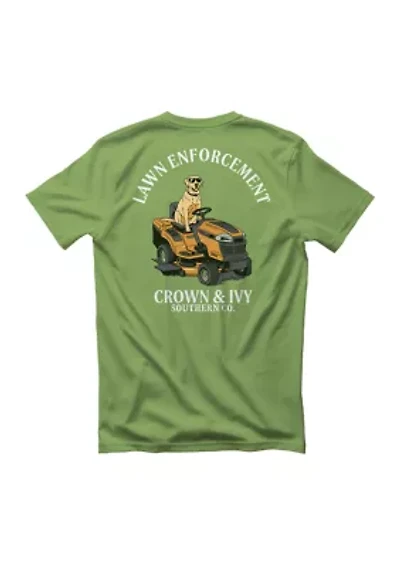 Lawn Enforcement Graphic T-Shirt