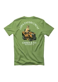 Lawn Enforcement Graphic T-Shirt