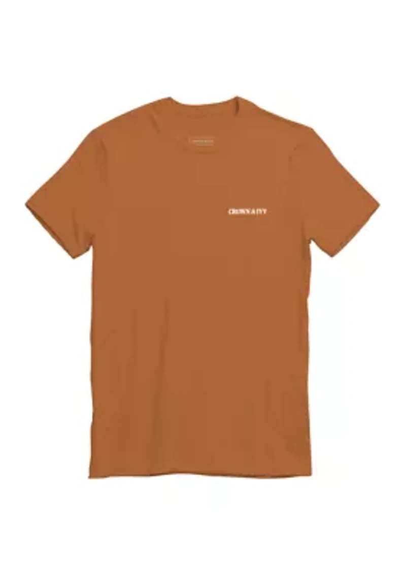 Fall Stamp Dog Graphic T-Shirt