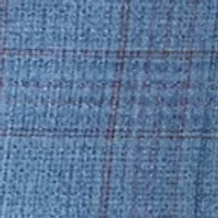 Plaid Blue Modern Sports Coat