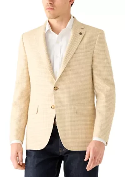 Men's Check Pattern Sport Coat