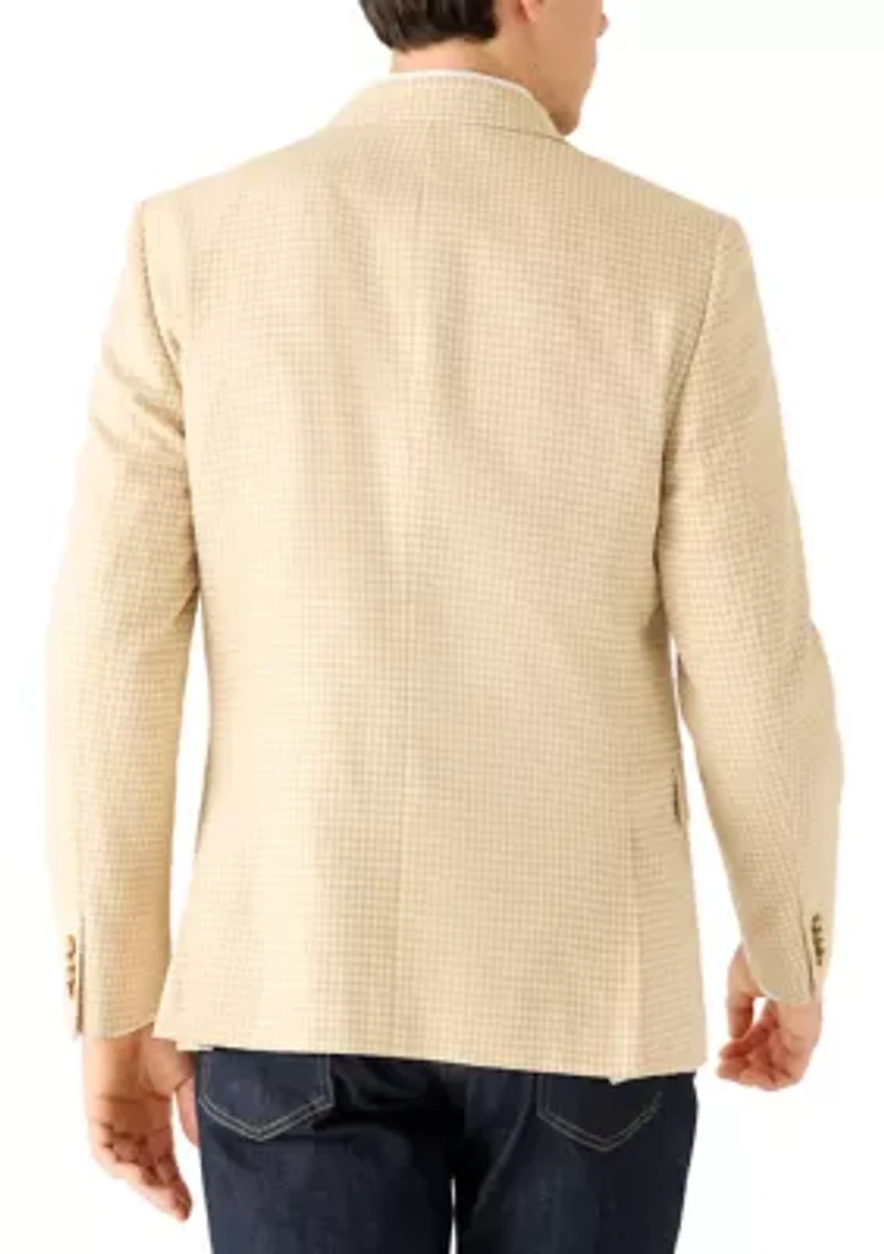 Men's Check Pattern Sport Coat