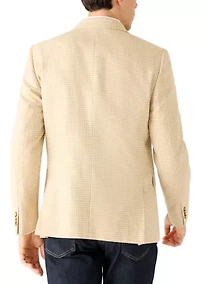 Men's Check Pattern Sport Coat