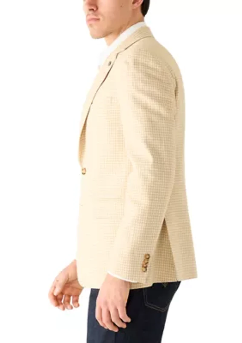 Men's Check Pattern Sport Coat