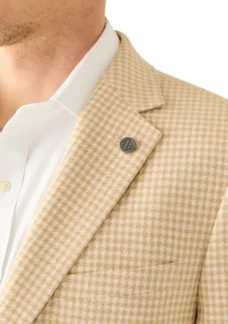 Men's Check Pattern Sport Coat