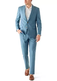 Men's Teal Green Suit Pant