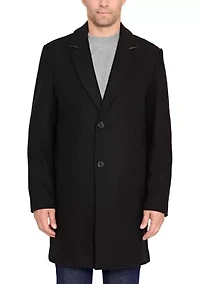 Men's Single Breasted Two Button Top Coat