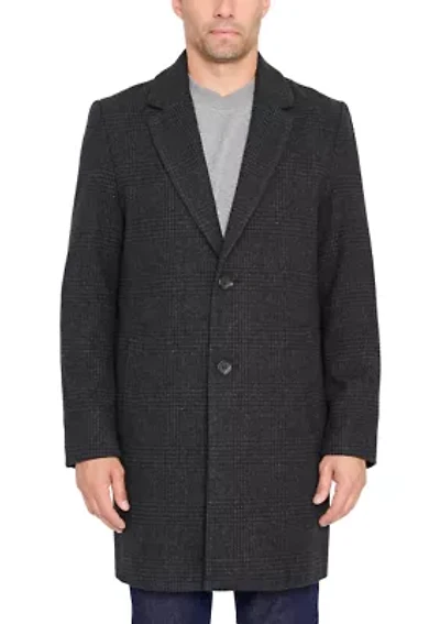 Men's Single Breasted Two Button Top Coat